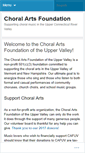 Mobile Screenshot of choralartsuv.org